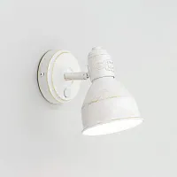 Бра с выключателем Опус CL502513 Citilux белый 1 лампа, основание белое в стиле кантри прованс 