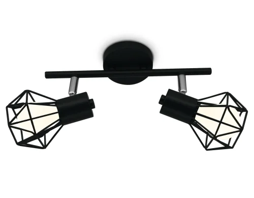 Спот с 2 лампами TR8621 Ambrella light чёрный E27 в стиле лофт 