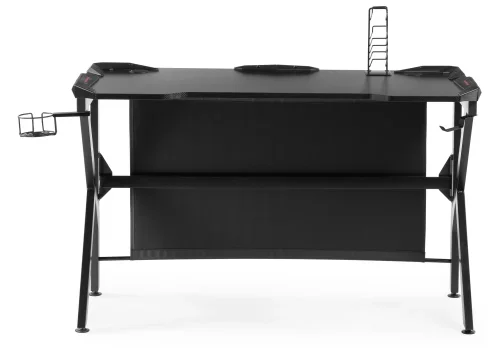 Компьютерный стол Master 3 black 15140 Woodville столешница чёрная из лдсп фото 4