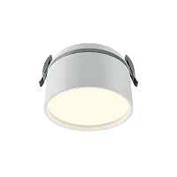 Светильник точечный LED Onda DL024-12W3K-W Maytoni белый 1 лампа, основание белое в стиле современный хай-тек круглый