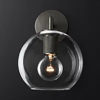 Бра Utilitaire 123275-22 ImperiumLoft прозрачный 1 лампа, основание бронзовое в стиле лофт 