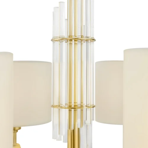 Люстра подвесная Alloro MOD088PL-06BS Maytoni белая на 6 ламп, основание латунь в стиле классический  фото 3