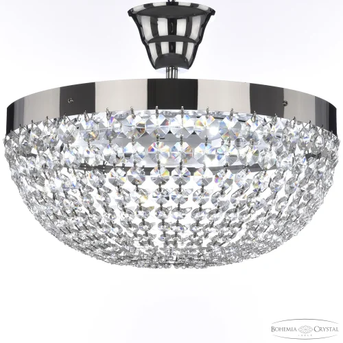 Люстра потолочная LED с пультом 19291/35NZ/LED-DIM Ni Bohemia Ivele Crystal прозрачная на 1 лампа, основание никель в стиле классический r фото 3