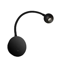 Бра с выключателем LED Point 10254 Black LOFT IT чёрный 1 лампа, основание чёрное в стиле хай-тек для чтения гибкая ножка