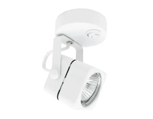 Бра с выключателем Techno spot TA108 Ambrella light белый на 1 лампа, основание белое в стиле современный хай-тек  фото 3