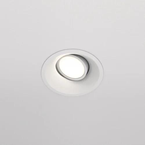Светильник точечный Dot DL028-2-01W Maytoni белый 1 лампа, основание белое в стиле современный  фото 4