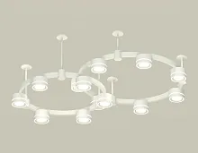 Светильник подвесной XR92211004 Ambrella light белый 13 ламп, основание белое в стиле хай-тек современный 