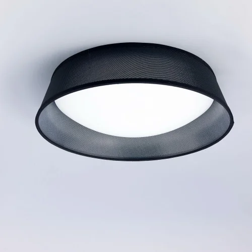 Люстра потолочная NORDICA 4965E Mantra белая чёрная на 3 лампы, основание чёрное в стиле модерн  фото 2