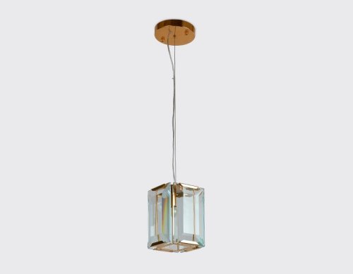 Светильник подвесной Traditional TR5108 Ambrella light прозрачный 1 лампа, основание золотое в стиле современный классический  фото 5