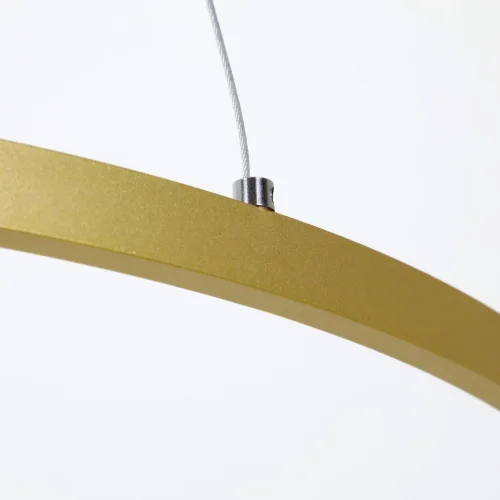 Светильник подвесной LED Giro 2937-6P Favourite золотой 1 лампа, основание золотое в стиле современный кольца фото 4