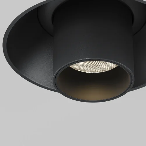 Светильник точечный LED Focus T C140TRS-L300-7W3K-B Maytoni чёрный 1 лампа, основание чёрное в стиле современный хай-тек для затирки круглый трубочки фото 2