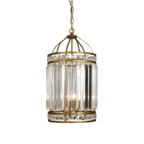 Светильник подвесной Ancient 1085-3P Favourite прозрачный 3 лампы, основание бронзовое в стиле классический 