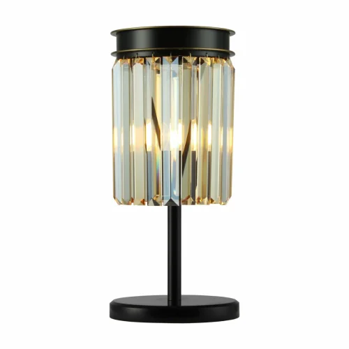 Настольная лампа Мартин CL332812 Citilux янтарная 1 лампа, основание коричневое металл в стиле классический современный лофт 