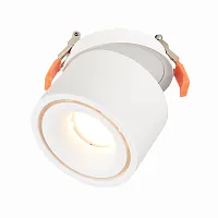 Светильник точечный LED St652 ST652.538.12 ST-Luce белый 1 лампа, основание белое в стиле современный хай-тек 