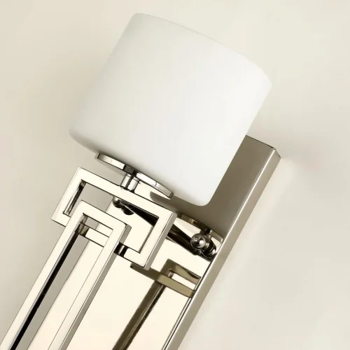 Бра Contour 2950-1W Favourite белый на 1 лампа, основание никель в стиле современный  фото 4