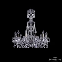 Люстра подвесная 1402/12/240/XL-73 Pa Bohemia Ivele Crystal без плафона на 12 ламп, основание бронзовое в стиле классический sp