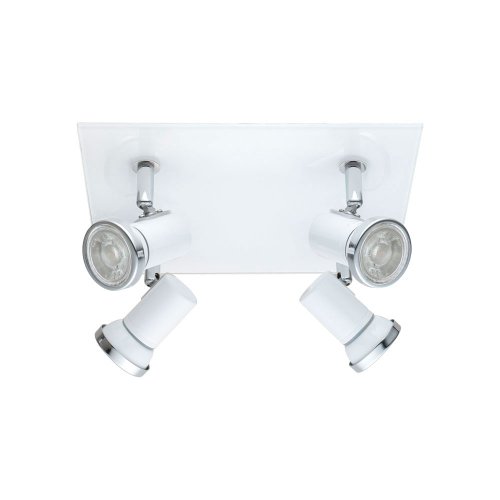 Спот с 4 лампами LED TAMARA 1 95995 Eglo хром белый GU10 в стиле современный 