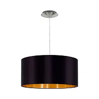 Светильник подвесной MASERLO 31599 Eglo золотой 1 лампа, основание серое никель в стиле современный 