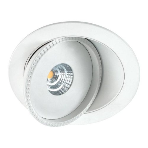 Светильник точечный LED GESSO 357347 Novotech белый 1 лампа, основание белое в стиле минимализм 