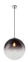 Светильник подвесной Varus 15864 Globo прозрачный серый 1 лампа, основание матовое никель в стиле современный шар