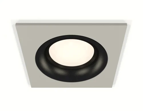 Светильник точечный XC7633002 Ambrella light чёрный серый 1 лампа, основание серое в стиле хай-тек современный 