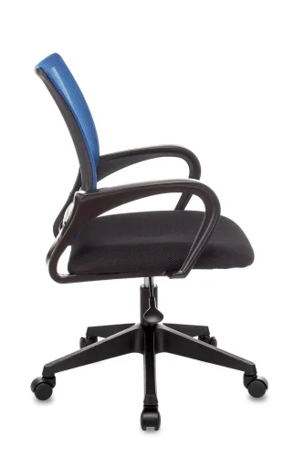 Кресло оператора Topchairs ST-Basic  синий TW-05 сиденье черный TW-11 сетка/ткань крестовина пластик УТ000035167 Stool Group, синий/ткань, ножки/пластик/чёрный, размеры - ****580*605 фото 2