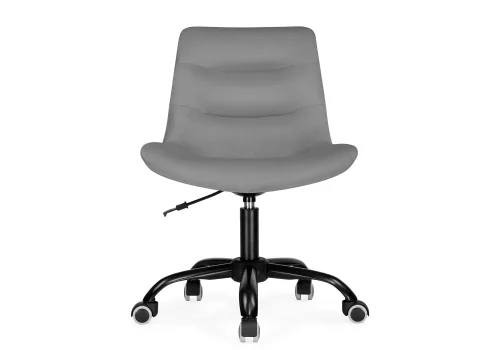 Компьютерное кресло Орди серое / черное 559278 Woodville, серый/велюр, ножки/металл/чёрный, размеры - *940***560*650 фото 2
