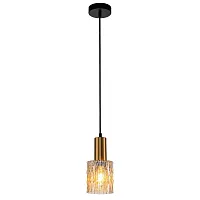Светильник подвесной Rain 10189/1S Brass Escada латунь 1 лампа, основание чёрное в стиле лофт 