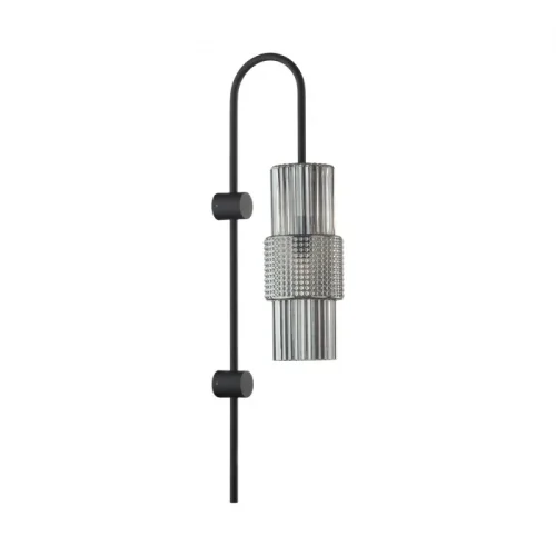 Бра Pimpa 5016/1W Odeon Light чёрный серый на 1 лампа, основание чёрное в стиле современный 