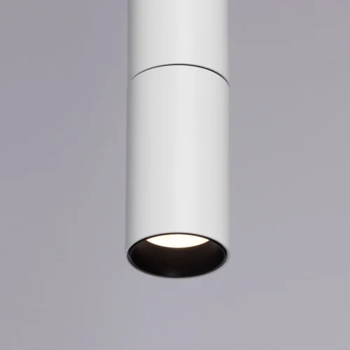 Светильник накладной LED Информ 851011301 DeMarkt белый 1 лампа, основание белое в стиле современный хай-тек трубочки фото 4
