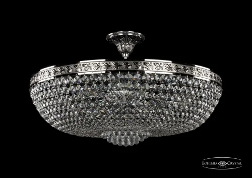 Люстра потолочная хрустальная 19281/70IV NB Bohemia Ivele Crystal прозрачная на 16 ламп, основание никель в стиле классический sp