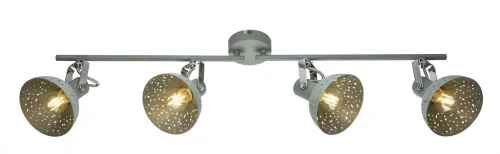 Спот с 4 лампами Fabian 54653-4 Globo серый E14 в стиле современный 