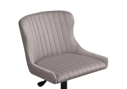Компьютерное кресло Эдон серое  566504 Woodville, серый/велюр, ножки/пластик/чёрный, размеры - *820***500*600 фото 5