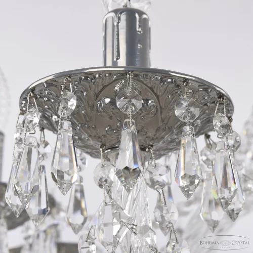 Люстра подвесная AL16303/10/300 CG Bohemia Ivele Crystal без плафона на 10 ламп, основание никель в стиле классический drops фото 5