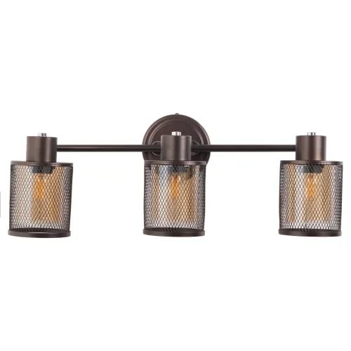 Бра Cathy MR1512-3WC MyFar коричневый на 3 лампы, основание венге в стиле современный лофт  фото 3