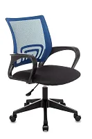 Кресло оператора Topchairs ST-Basic  синий TW-05 сиденье черный TW-11 сетка/ткань крестовина пластик УТ000035167 Stool Group, синий/ткань, ножки/пластик/чёрный, размеры - ****580*605