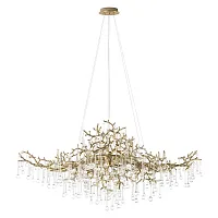 Люстра подвесная Корал (Coral) 10351/1200L AB LOFT IT прозрачная на 14 ламп, основание античное бронза в стиле арт-деко современный флористика ветви Люстра подвесная Корал (Coral) 10351/1200L AB LOFT IT прозрачная на 14 ламп, основание античное бронза в стиле арт-деко современный флористика ветви