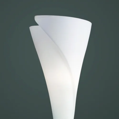 Настольная лампа ZACK 0774 Mantra Испания белая 1 лампа, основание хром металл в стиле минимализм современный  фото 2