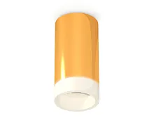 Светильник накладной Techno spot XS6327021 Ambrella light золотой жёлтый 1 лампа, основание золотое жёлтое в стиле современный круглый