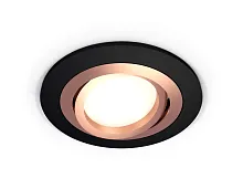 Светильник точечный Techno Spot XC XC7622084 Ambrella light чёрный 1 лампа, основание чёрное в стиле хай-тек современный круглый