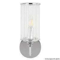 Бра GLORIA AP1 CHROME Crystal Lux прозрачный 1 лампа, основание хром в стиле классический 