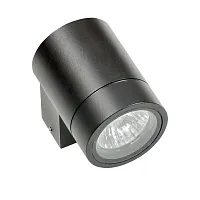Настенный светильник Paro 350607 Lightstar уличный IP65 чёрный 1 лампа, плафон чёрный в стиле хай-тек GU10