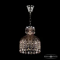Светильник подвесной 14781/22 G Leafs M721 Bohemia Ivele Crystal прозрачный 3 лампы, основание золотое в стиле классика leafs