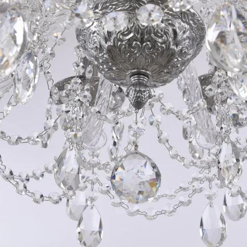 Люстра подвесная AL16311/8/195 CG Bohemia Ivele Crystal без плафона на 8 ламп, основание никель прозрачное в стиле классический sp фото 3