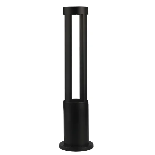 Парковый светильник LED Thuban A1080PA-1BK Arte Lamp уличный IP65 чёрный 1 лампа, плафон чёрный в стиле хай-тек современный LED