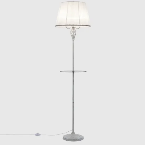 Торшер Вена CL402920T Citilux со столиком белый 3 лампы, основание белое патина в стиле классический прованс
 фото 2
