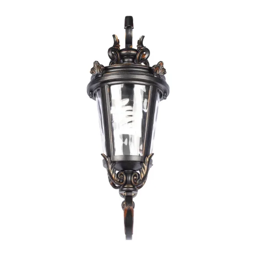 Настенный светильник Verona 100003W LOFT IT уличный IP55 чёрный 1 лампа, плафон прозрачный в стиле классический E27 фото 3