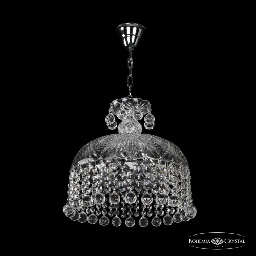 Светильник подвесной 14781/35 Ni Balls Bohemia Ivele Crystal прозрачный 6 ламп, основание никель в стиле классический balls