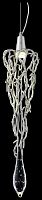 Светильник подвесной Divina WE186.01.203 Wertmark матовый никель 1 лампа, основание матовое никель в стиле арт-деко 