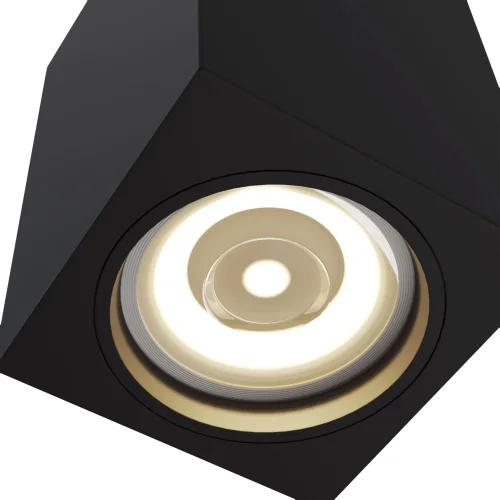 Светильник накладной Alfa C011CL-01B Maytoni чёрный 1 лампа, основание чёрное в стиле современный квадратный фото 3